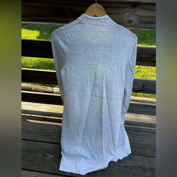 Peyton primrose grey large speckled cardigan - Picture 6 of 9